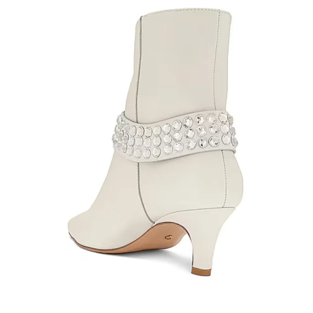 Raye Alvar Kitten Boot in Bone - Picture 8 of 10